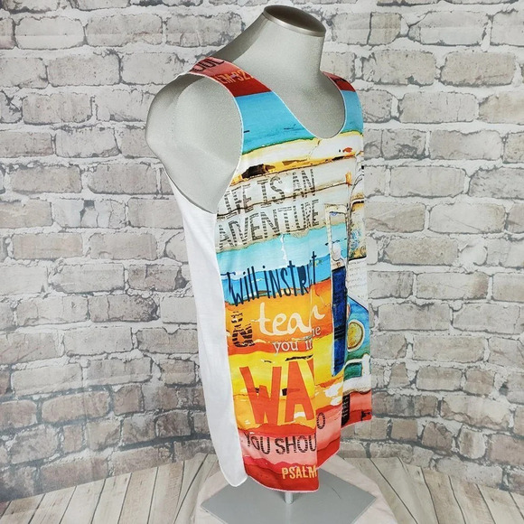 2/$25 Mao Mao Muscle Tee Psalms 32 Peace Van Size Large - Picture 6 of 11